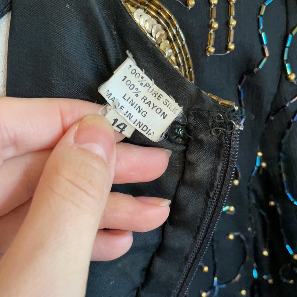 SWEE LO 100% silk dress vintage - Picture 9 of 10